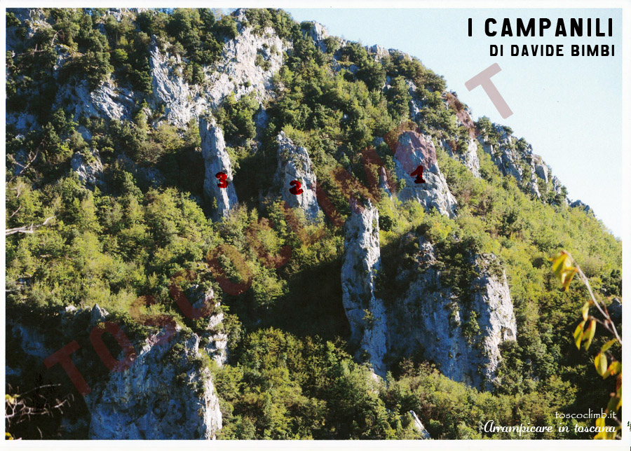 Falesia I Campanili di Davide Bimbi